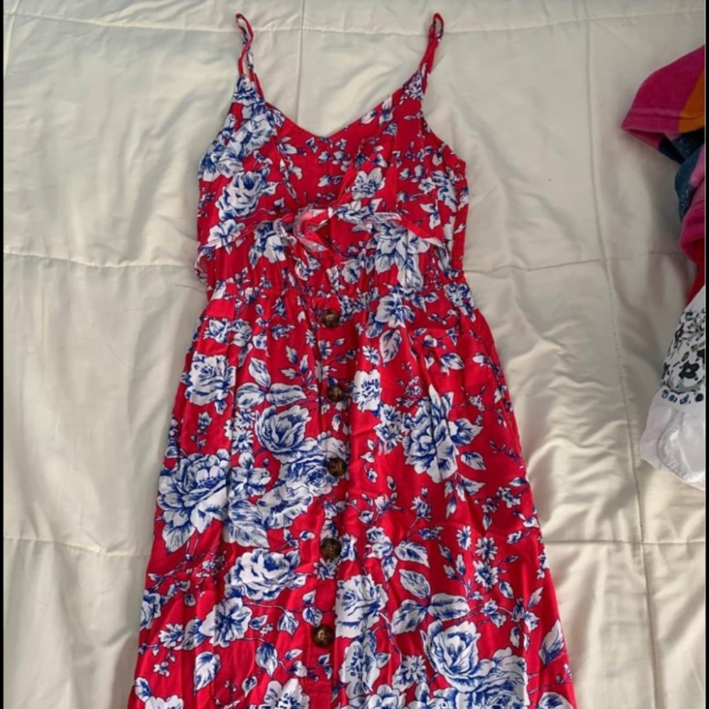 Francesca’s Floral Maxi Dress